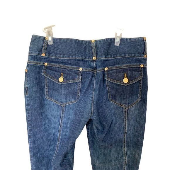 2/$15 Michael Kors Button Fly Jeans, 12 - Picture 6 of 7